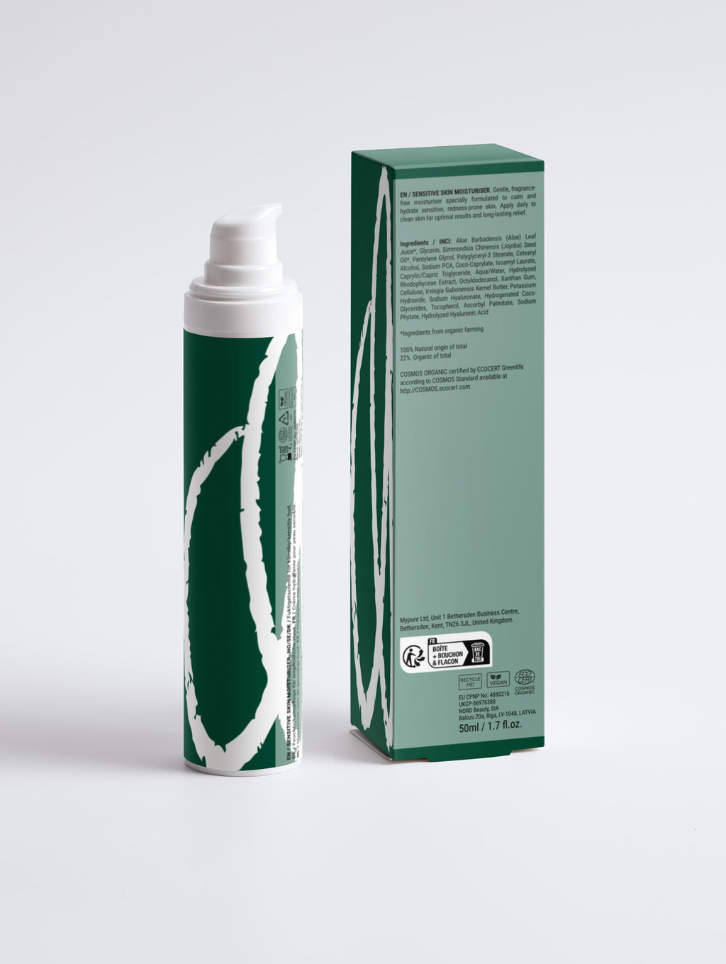 Sensitive Skin Moisturiser, Fragrance Free